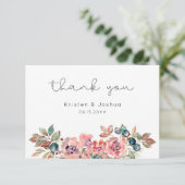水彩フローラ サンキューカード (スタンド正面)