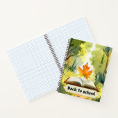 水彩フローラ – シュール読リーフの本 ノートブック (内部)