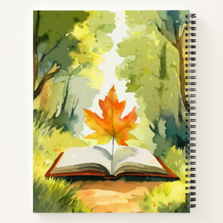 水彩フローラ – シュール読リーフの本 ノートブック