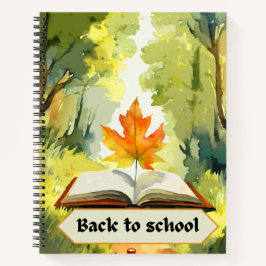 水彩フローラ – シュール読リーフの本 ノートブック