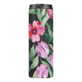 水彩フローラ、シームレスな美しいパターン。 タンブラー (裏面)