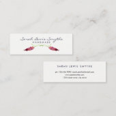 水彩フローラ スキニー名刺 (正面/裏面)