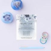 水彩フローラ チラシ (シングル)