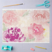 水彩フローラ-ティッシュペーパー 薄葉紙 (クラフト)