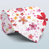 水彩フローラ ネクタイ