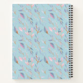 水彩フローラ ノートブック (裏面)