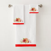 水彩フローラ バスタオルセット (インサイチュ)