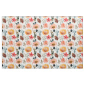 水彩フローラ ファブリック (ファットクウォーター)