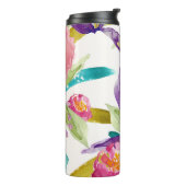 水彩フローラ モノグラムの タンブラー (回転左)