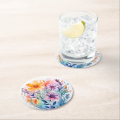 水彩フローラ ラウンドペーパーコースター (インサイチュ)