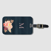 水彩フローラ ラゲッジタグ (正面横)