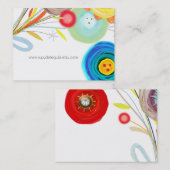 水彩フローラ 名刺 (正面/裏面)