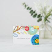 水彩フローラ 名刺 (スタンド正面)