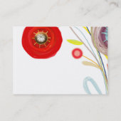 水彩フローラ 名刺 (裏面)