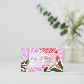 水彩フローラ 名刺 (スタンド正面)