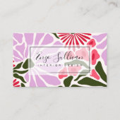 水彩フローラ 名刺 (正面)