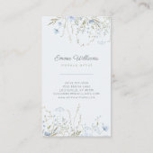 水彩フローラ 名刺 (裏面)