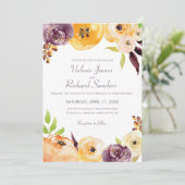 水彩フローラ 招待状 (スタンド正面)