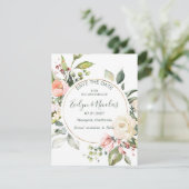 水彩フローラ、樹木の保存日 招待状 (スタンド正面)