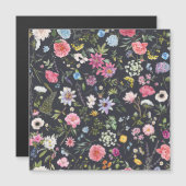 水彩フローラ：穏やかな夏のパターン。 (正面/裏面)