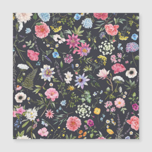 水彩フローラ:穏やかな夏のパターン。