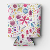 水彩フローラ 缶クーラー (正面)