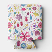 水彩フローラ 缶クーラー (裏面)