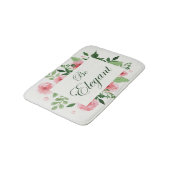 水彩フローラ「Be」エレガントことわざ バスマット (アングル)