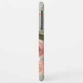 水彩フローラBOHO緑のセージ葉の名前 Case-Mate iPhoneケース (裏面/左)