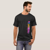 水彩ブカレスト ブカレストのレタリング Tシャツ (正面フル)