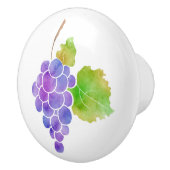 水彩ブドウ セラミックノブ (右)
