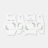 水彩ブライダルシャワーお気に入り フェイバーボックス (折り畳みなし)