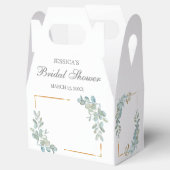 水彩ブライダルシャワーお気に入り フェイバーボックス (オープン)