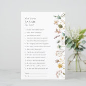 水彩ブライダルシャワーゲーム (スタンド正面)