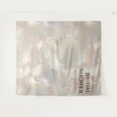 水彩ブライダルシャワーフォトブース背景 タペストリー (正面(横))