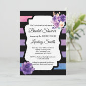 水彩ブライダルシャワー招待 招待状 (スタンド正面)