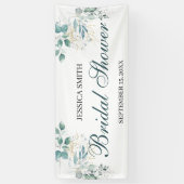 水彩ブライダルシャワー標識 横断幕 (縦)