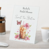 水彩ブライダルシャワー飲料 台座サイン (インサイチュ)