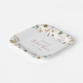 水彩ブライダルシャワー ペーパープレート (傾斜あり)