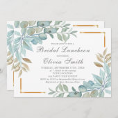 水彩ブライダルルンチョン招待状 招待状 (正面/裏面)