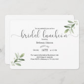 水彩ブライダルルンチョン招待状 招待状 (正面/裏面)