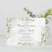 水彩ブライダルルンチョン招待状 招待状 (スタンド正面)