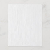 水彩ブライダル茶パーティー野草招待状 (裏面)