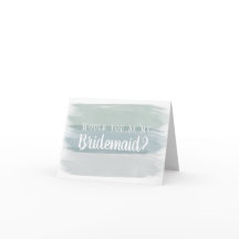 水彩ブラシストロークのブリデスメイド提案