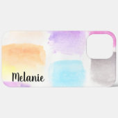 水彩ブラシストロークカラフルレインボー Case-Mate iPhoneケース (裏面 / 右)