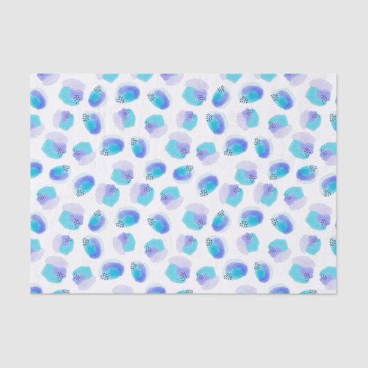 水彩ブラシストロークティッシュペーパー 薄葉紙 (正面)