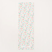 水彩ブラシストローク模様ヨガマット ヨガマット (正面)