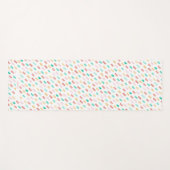 水彩ブラシストローク模様ヨガマット ヨガマット (正面(横))