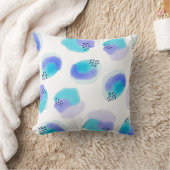 水彩ブラシストローク装飾用クッション クッション (ブランケット)