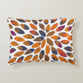 水彩ブラシストローク – さびた効果 アクセントクッション (正面)